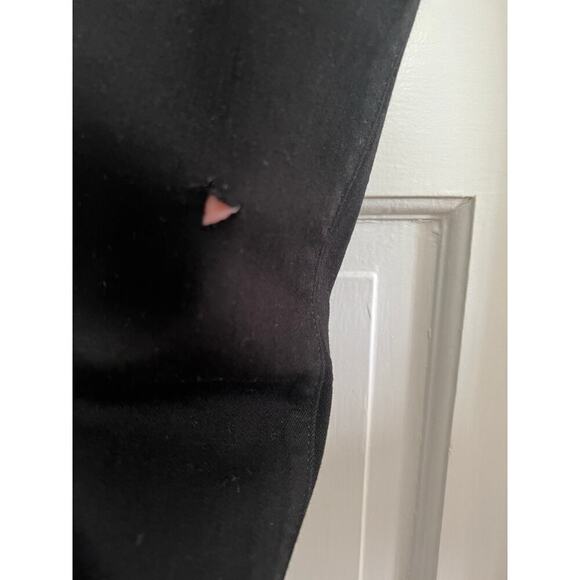 J.Crew Black Essential Straight Leg Jeans Women's 28 Flawed Dark Wash Denim - Picture 5 of 13